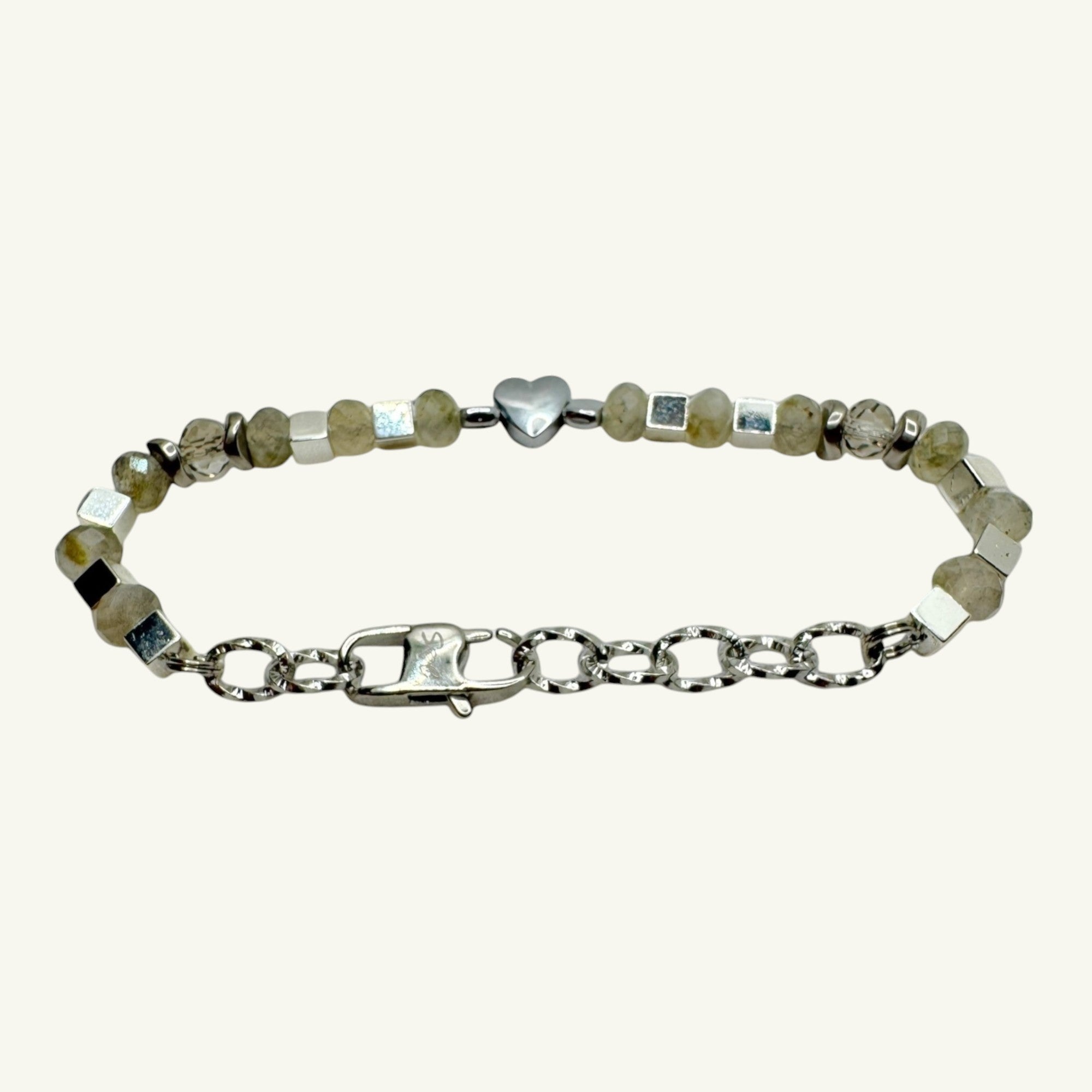 Bracciale labradorite sfaccettato Sharifa Crystals